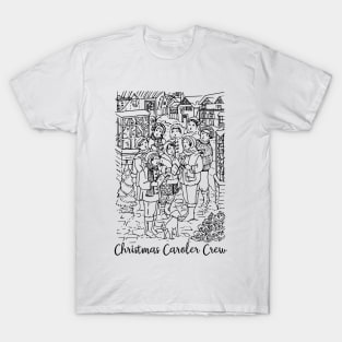 Christmas Caroler Crew T-Shirt